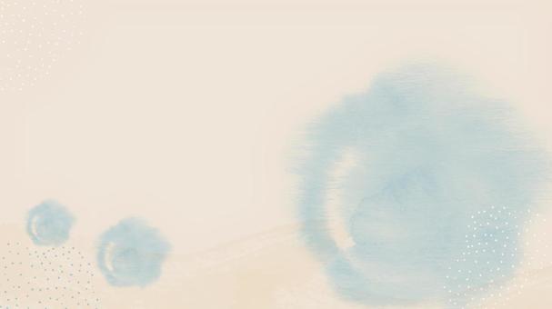 水彩背景/筆模様フリーハンド・そらいろ 水彩背景/筆模様フリーハンド・そらいろ 水彩,背景,優しい,淡い,くすみ,和柄,筆,模様,にじみ,ナチュラルのイラスト素材