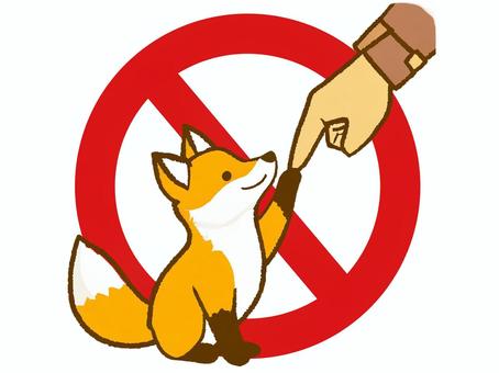 don't touch the fox, fox, fox, note, JPG and PNG