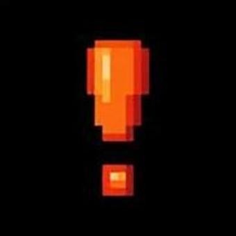 ビックリマーク　ドット絵 ドット絵,ピクセルアート,ドット,ビックリマーク,驚きのイラスト素材