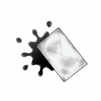 汚れを拭く 汚れ,雑巾,拭く,綺麗にする,黒,掃除のイラスト素材