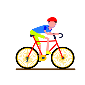 自転車 026 自転車,サイクリング,ロードバイク,スポーツ,運動,ヘルメット,男性,アウトドア,フィットネス,健康のイラスト素材