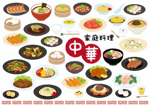 中餐家常菜套裝, JPG, PNG 和 AI 中餐家常菜套裝, 中華, 烹飪, 小菜, JPG, PNG 和 AI