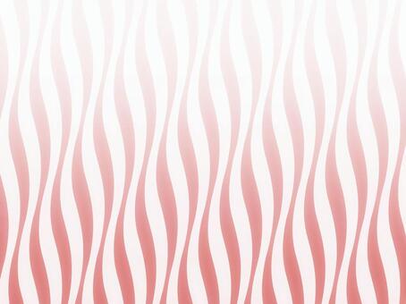 Red geometric curve pattern on white, , JPG