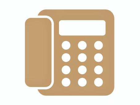 電話機マーク（固定電話アイコン） 電話機,アイコン,固定電話,マーク,テレフォン,イラスト,電話,仕事,デザイン,連絡先のイラスト素材