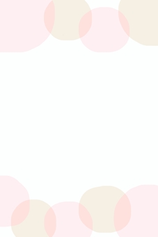 水玉のシンプルな背景フレーム5 背景,フレーム,飾り枠,枠,水玉,ポップ,丸,シャボン,円,ピンクのイラスト素材