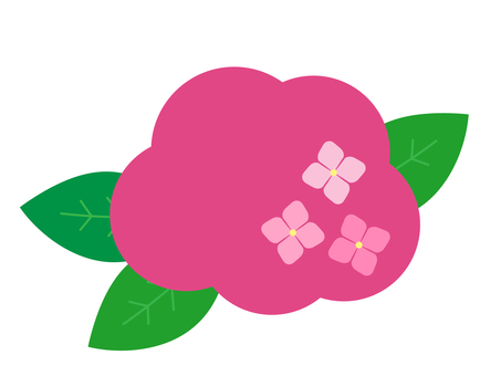 あじさい01 赤 あじさい01 赤 紫陽花,あじさい,アジサイ,花,植物,初夏,梅雨,6月,雨,雨の季節のイラスト素材