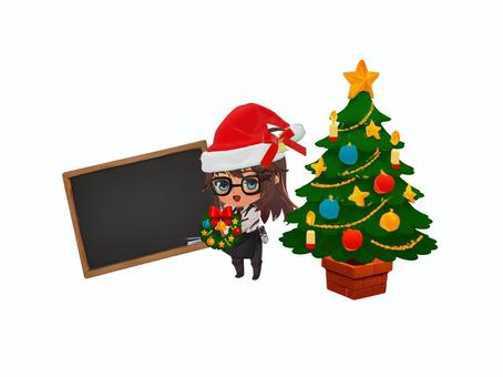 クリスマスパーティー忘年会案内居酒屋店員 クリスマス,パーティー,クリスマスパーティ,パーティ,クリスマスプレゼント,サンタガール,女サンタ,クリスマスパーティー,クリスマスツリー,ワインバーのイラスト素材