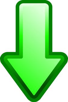矢印 矢印,緑,下,ダウンロード,download,下降,指す,方向,矢,ポイントのイラスト素材