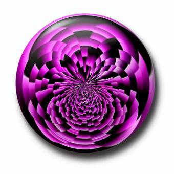 パープルの球体のアイコン素材画像 球体,紫色,パープル,アイコン,ガラス玉,イメージ,テクスチャ,宝石,硝子,玉のイラスト素材