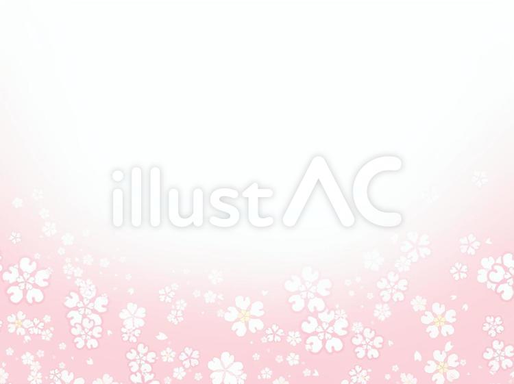 さくらフレーム44 フレーム,桜,春のイラスト素材