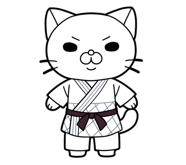 Illustration, кот, иконка, и мило, 