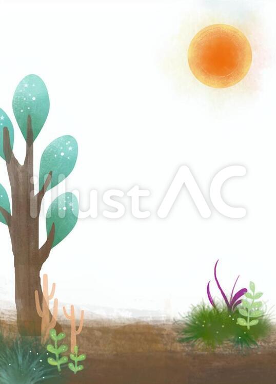 森の背景 背景,森,フレームのイラスト素材