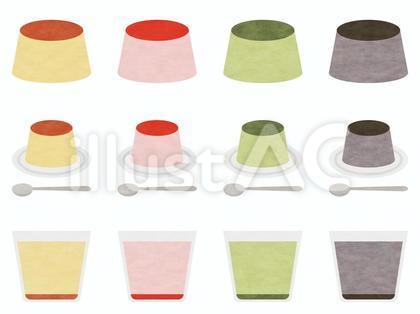 4種類のプリン×3