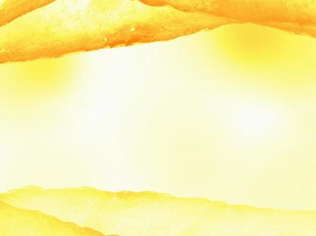 光の層シリーズ-yeor04 背景,水彩,抽象,グラデーション,黄色,オレンジ,光,明るい,柔らかい,上品のイラスト素材