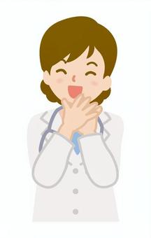 喜んでいる女医_上半身1 喜んでいる女医_上半身1 女医,医者,女性,女,聴診器,喜ぶ,ニコニコ,明るい,感情,若いのイラスト素材