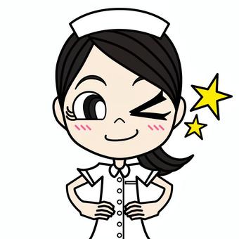 Confident woman ② / white coat, white, medical, hospital, JPG and PNG