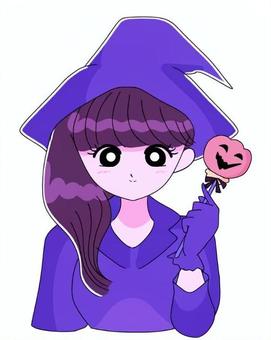 ハロウィン　女の子　イラスト ハロウィン,イベント,コスプレ,萌え系,アニメ,アイコン,イラスト,ワンポイント,パーティー,かぼちゃのイラスト素材