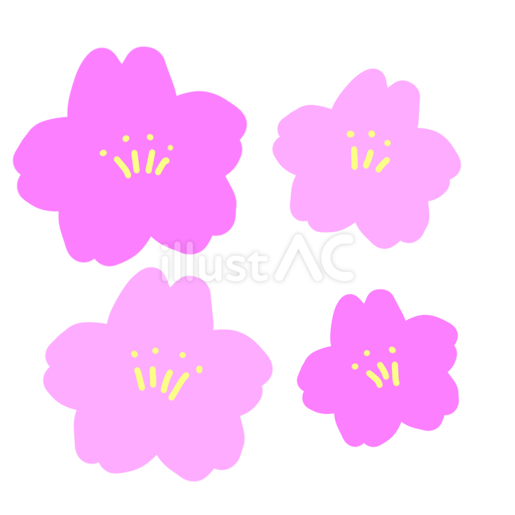 桜 桜,春,ピンクのイラスト素材