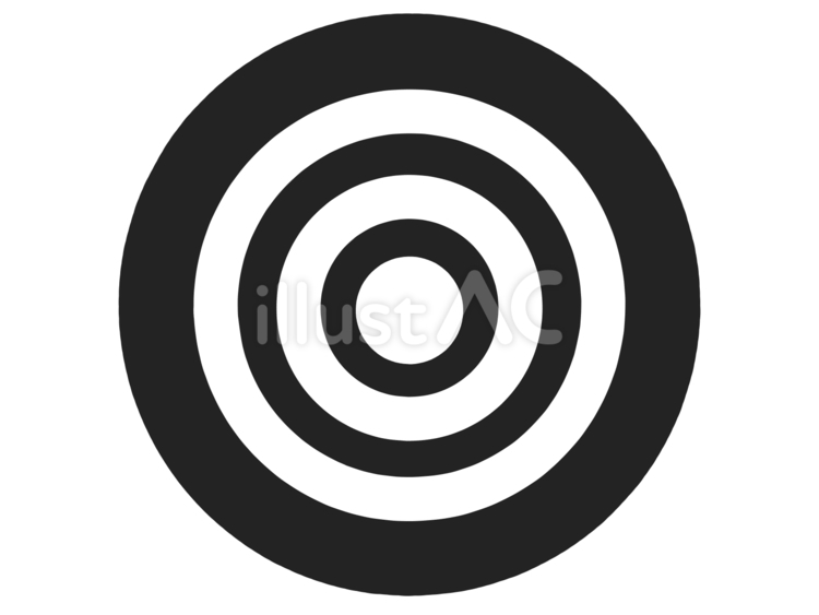 弓道の的 的,弓道,ターゲットのイラスト素材