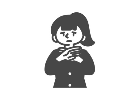 手で×を作るスーツ姿の女性 人,質問,問題,不正解,不合格,間違い,バツ,×,ol,キャリアウーマンのイラスト素材