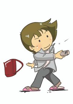 リモコンを押す女 若い,女性,リモコン,操作,生活,エアコン,オーディオ,電燈,スイッチ,シューティングのイラスト素材
