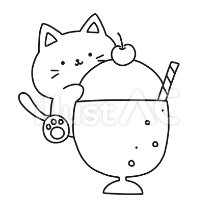 猫とクリームソーダ