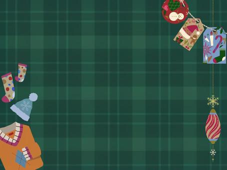背景素材_クリスマス06_緑チェック 背景素材_クリスマス06_緑チェック クリスマス,チェック柄,イベントのイラスト素材
