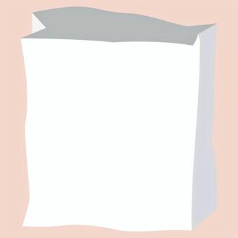 紙袋（白色） 紙,袋,紙袋,ペーパーバッグ,バッグ,白色,ラッピング,包装,プレゼント,ホワイトのイラスト素材