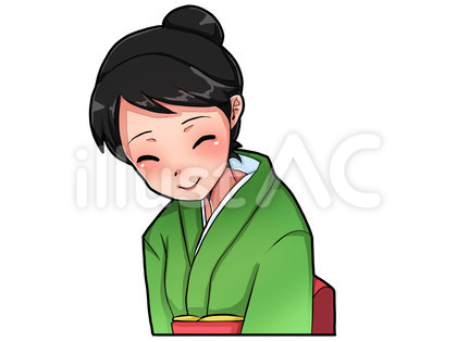 和装の人
