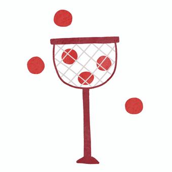 玉入れ/赤組 玉入れ,運動会,赤組,絵本,可愛い,ゆるい,手描き,デコレーション,素材,挿絵のイラスト素材