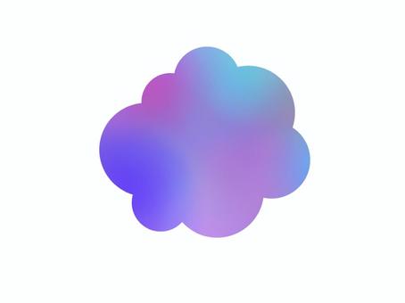 フレーム　雲 雲,枠,飾り枠,見出し,マーブル,可愛い,タイトル,素材,挿絵,タイトルバックのイラスト素材