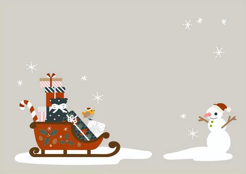 シンプル可愛いクリスマスのイラスト素材3