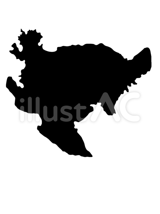 佐賀県　シルエット　地図　 佐賀県,佐賀,日本地図のイラスト素材