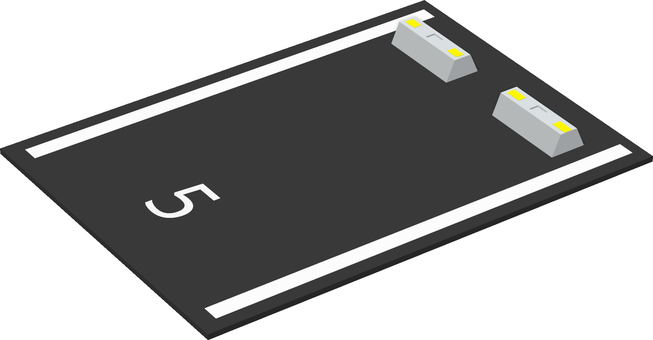 駐車スペース 駐車スペース,駐車場,アスファルト,舗装,番号,ナンバリング,白線,モータープール,縁石,黒色のイラスト素材