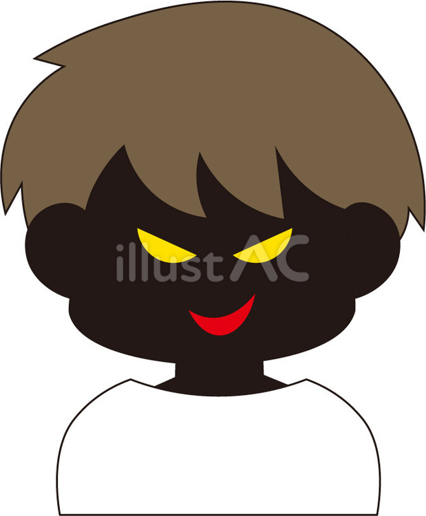 悪人　男性 悪人,詐欺師,犯罪者のイラスト素材