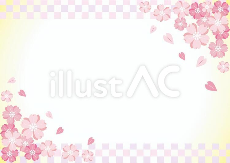 桜の壁紙その2 桜,サクラ,花のイラスト素材