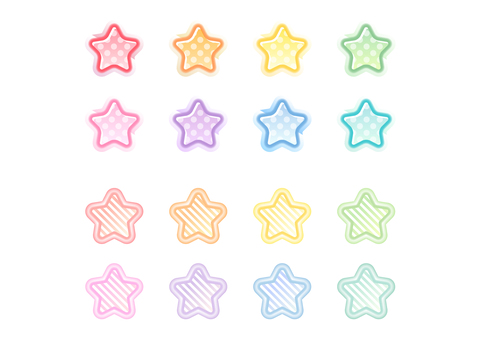 Illustration, star, pop, graphic style, 