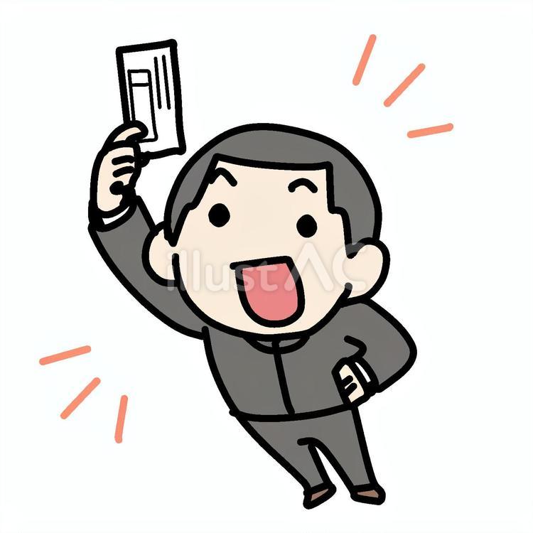 投票用紙と学生少年 学生,投票用紙,選挙のイラスト素材