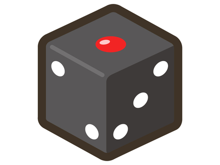 サイコロ_03 サイコロ,ダイス,賽,立方体,六面体,数字,確率,賭け,運,ゲームのイラスト素材