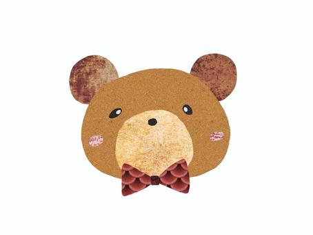 Illustration, bear, animal, brown, 