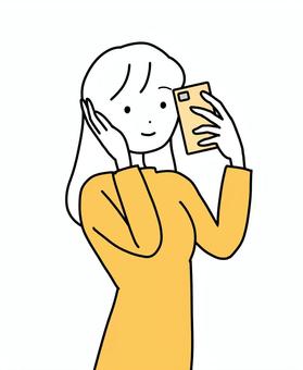 シンプル自撮り女(y)