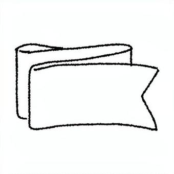 手描きのリボンのフレーム19 フレーム,リボン,枠,飾り枠,アイコン,見出し,タイトル,装飾,アイキャッチ,ラベルのイラスト素材