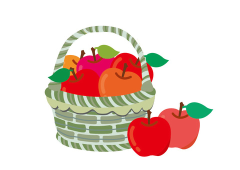 Illustration, apple, red, delicious, 