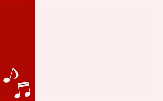 二つの音符の二色背景4 背景,音符,音楽,赤,八分音符,十六分音符,二色,コピースペース,テキストスペース,シンプルのイラスト素材