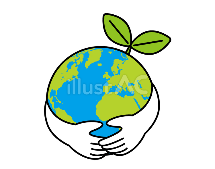 エコ 地球,エコ,sdgsのイラスト素材