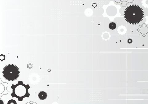 歯車とテクノロジーのビジネス背景素材 歯車とテクノロジーのビジネス背景素材 歯車,ビジネス,デジタル,テクノロジー,グリッド,ライン,スタイリッシュ,背景のイラスト素材