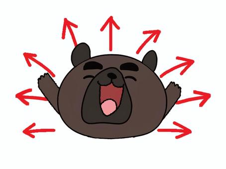 Illustration, bear, a smile, release, 