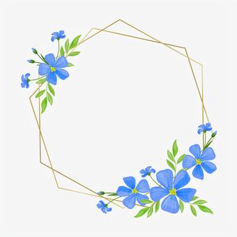 Illustration, flower, plant, frame, 