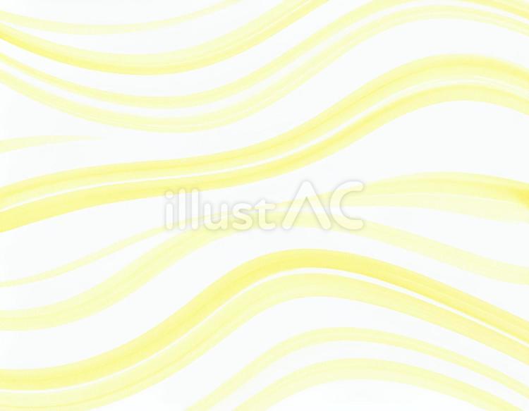 波線（水彩） 手書き風,波線,波模様のイラスト素材