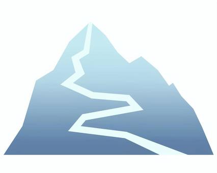 頂上へつづく登山道 山道,頂,登山,道,登る,ルート,山,頂上,達成,目標のイラスト素材